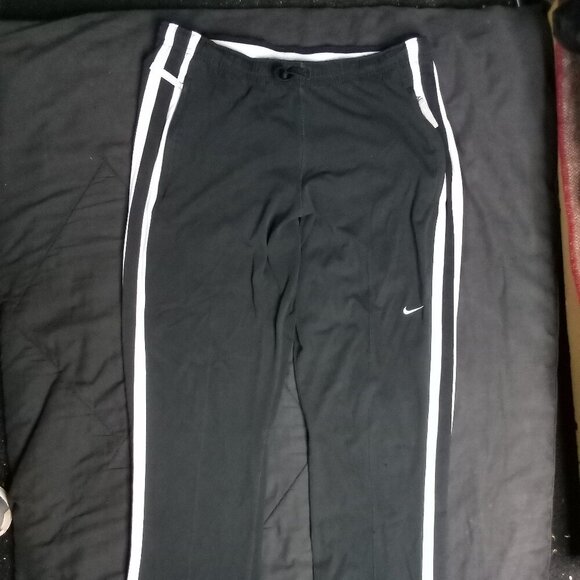 Vintage Nike Dri-Fit Striped Sweatpants Joggers Trainers - Picture 2 of 8